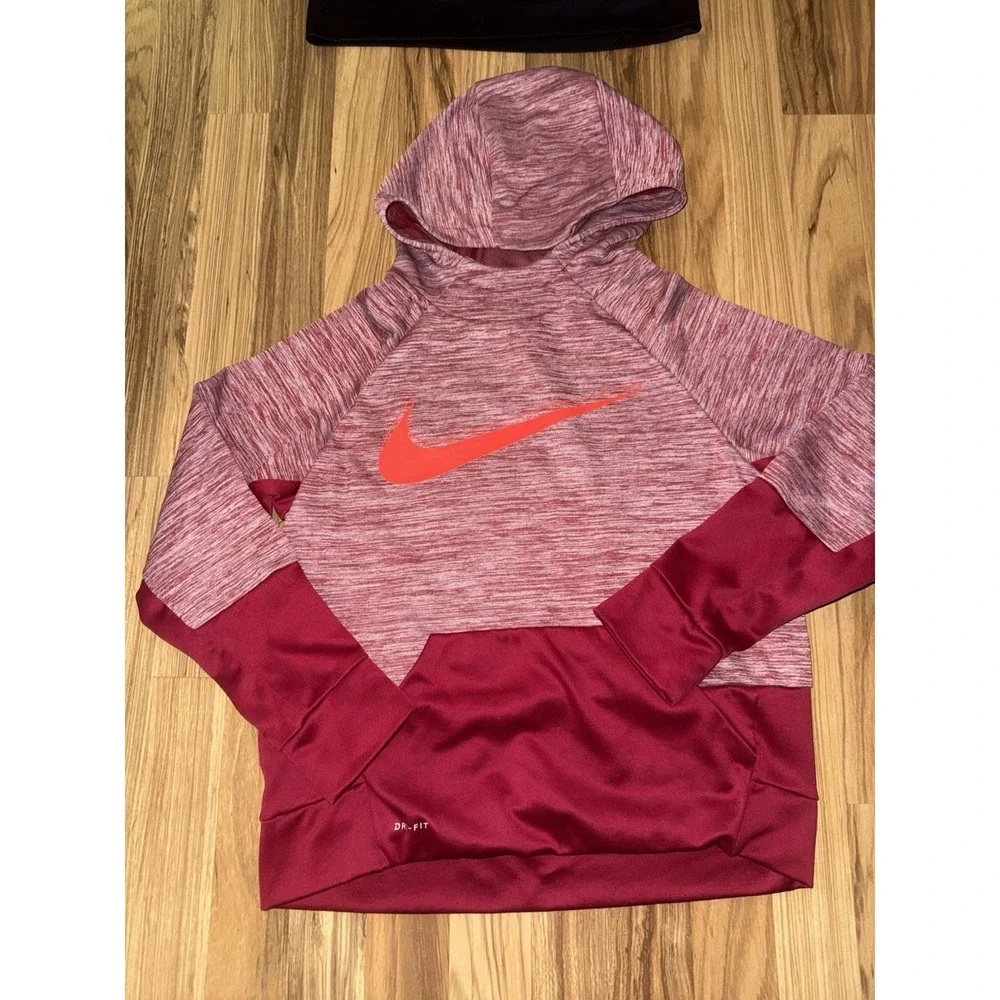 Nike Boys M Medium 10/12 Dri-fit Hooded Sweatshirt Lot‎ Of 2 Hoodie